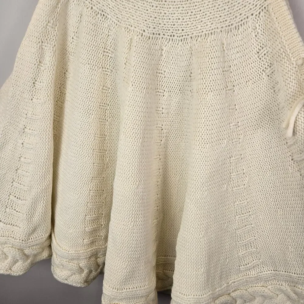 Tree Skirt Cream Cable Knit 100% Acrylic Fiber 25